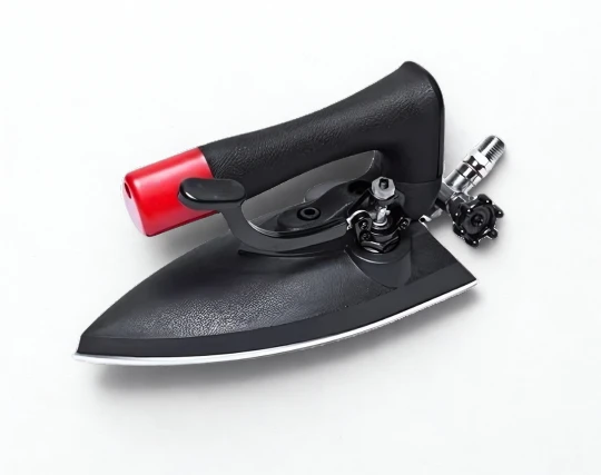 Professional steam irons for fabric care and garment finishing